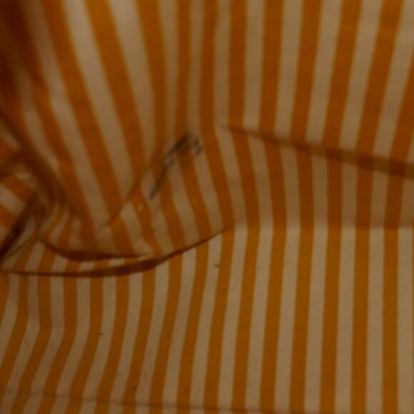 Plinio Visona Made in Italy Genuine Leather Mustard Yellow Large Crossbody Bag - Picture 10 of 14